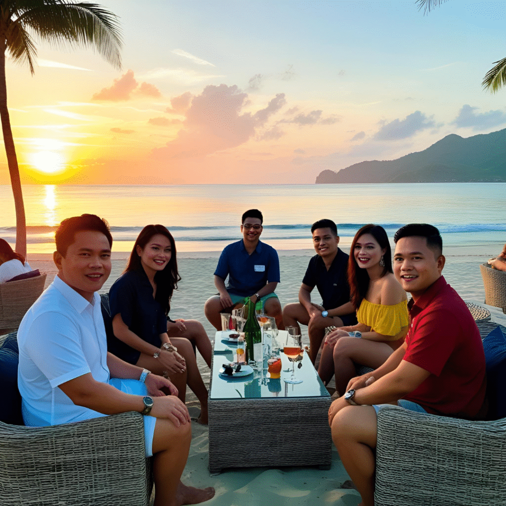 best place hangout after duty at pharadis beachclub maluk sumbawa